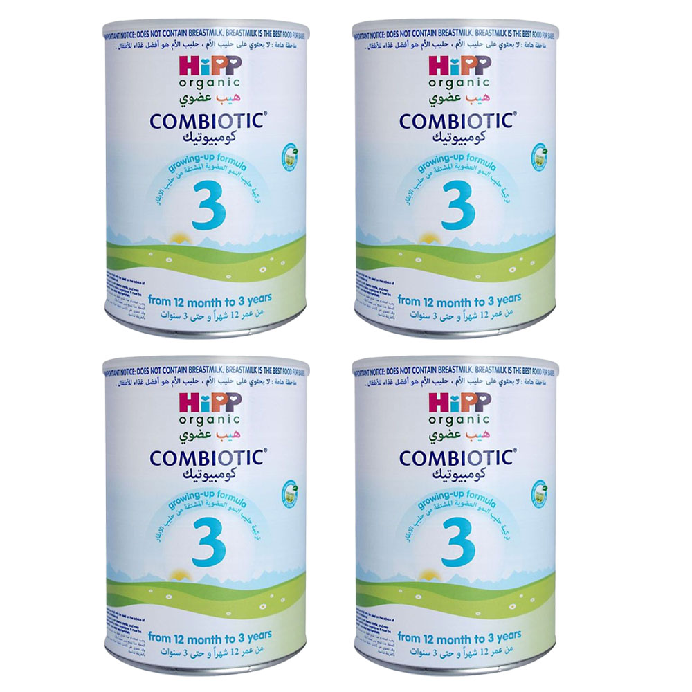 Hipp Organic - Combiotic Stage 3 Growing Up Formula - 800 gm - Pack of 4