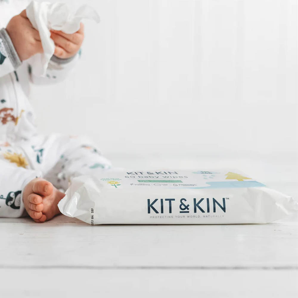 Kit & Kin - Eco Baby Wipes -  Pack of 4 - 240 Wipes