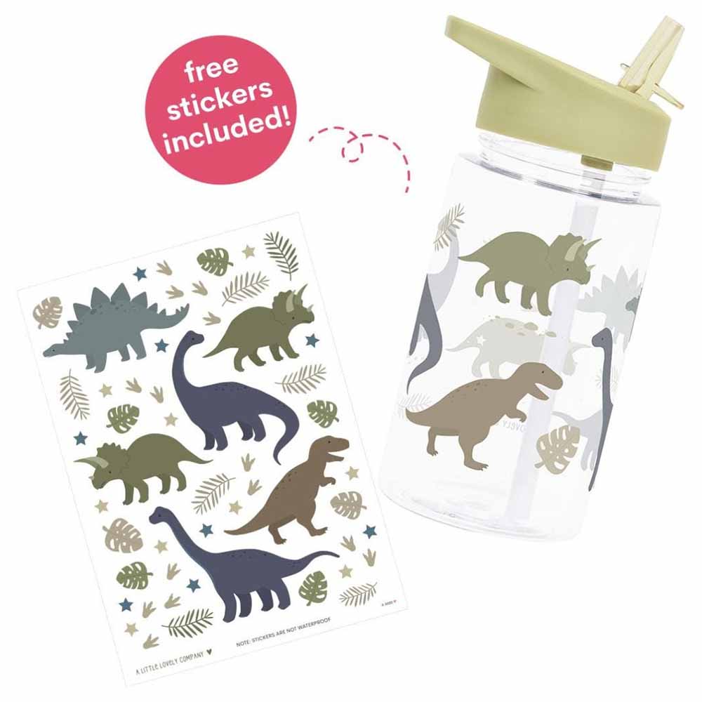 A Little Lovely Company - Drink Bottle - Dinosaurs - 450ml