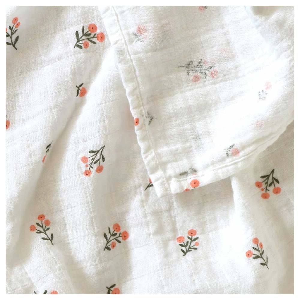 A little Lovely Company Muslin Cloth Little Flowers Set of 2