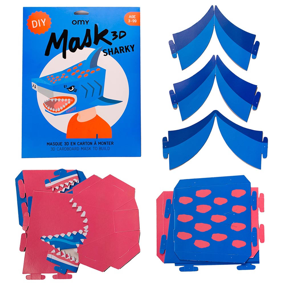 OMY - 3D Mask Cardboard - Sharky