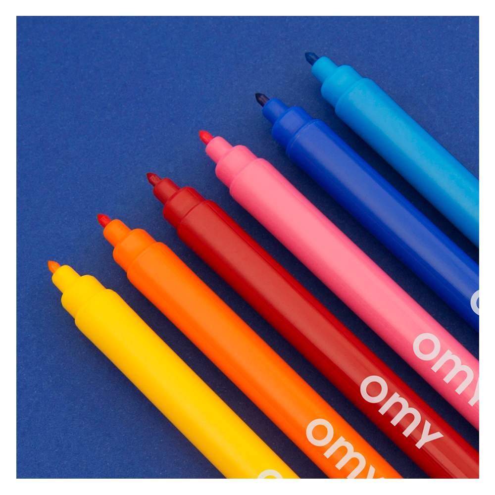 OMY - Washable Felt Pen - 16pcs