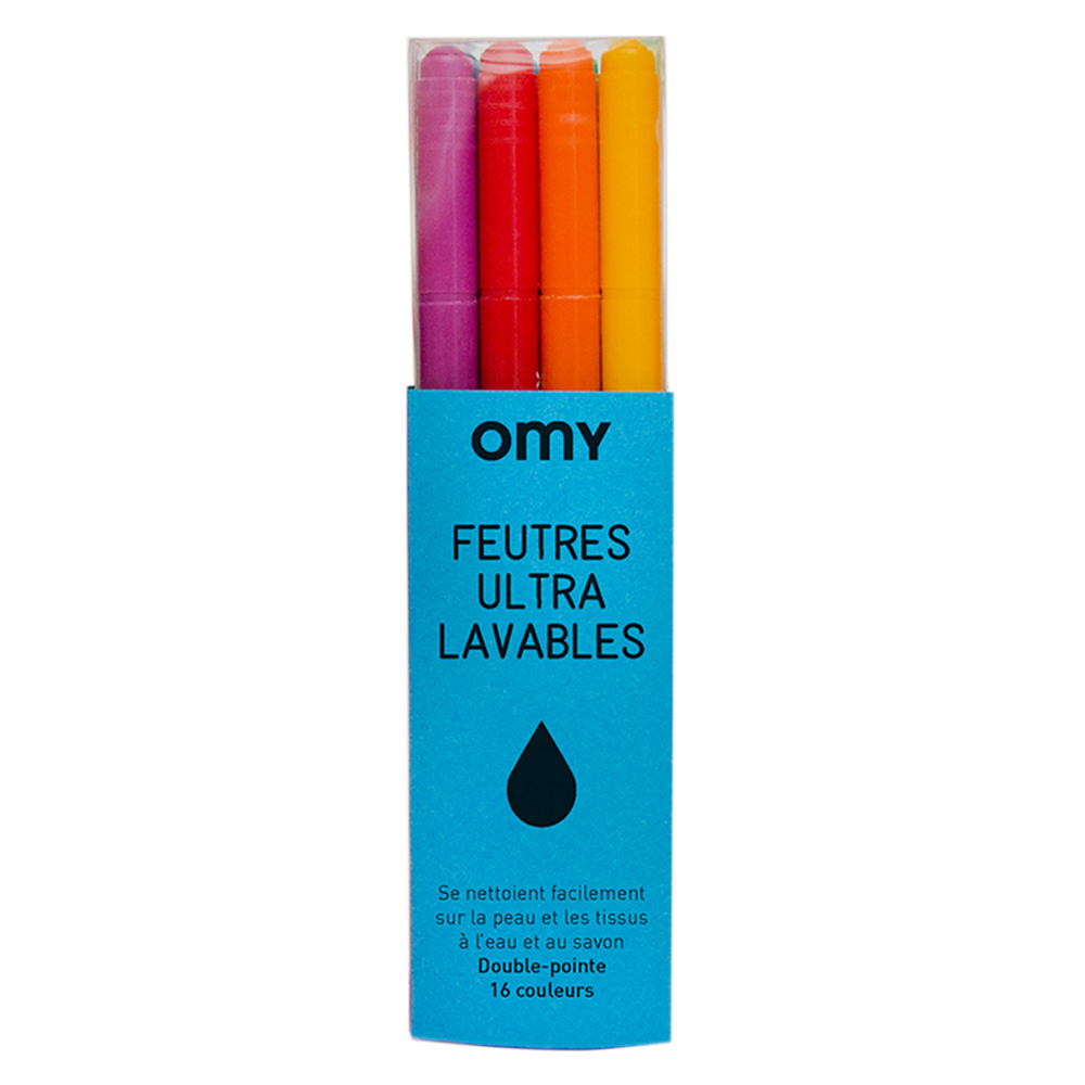 OMY - Washable Felt Pen - 16pcs