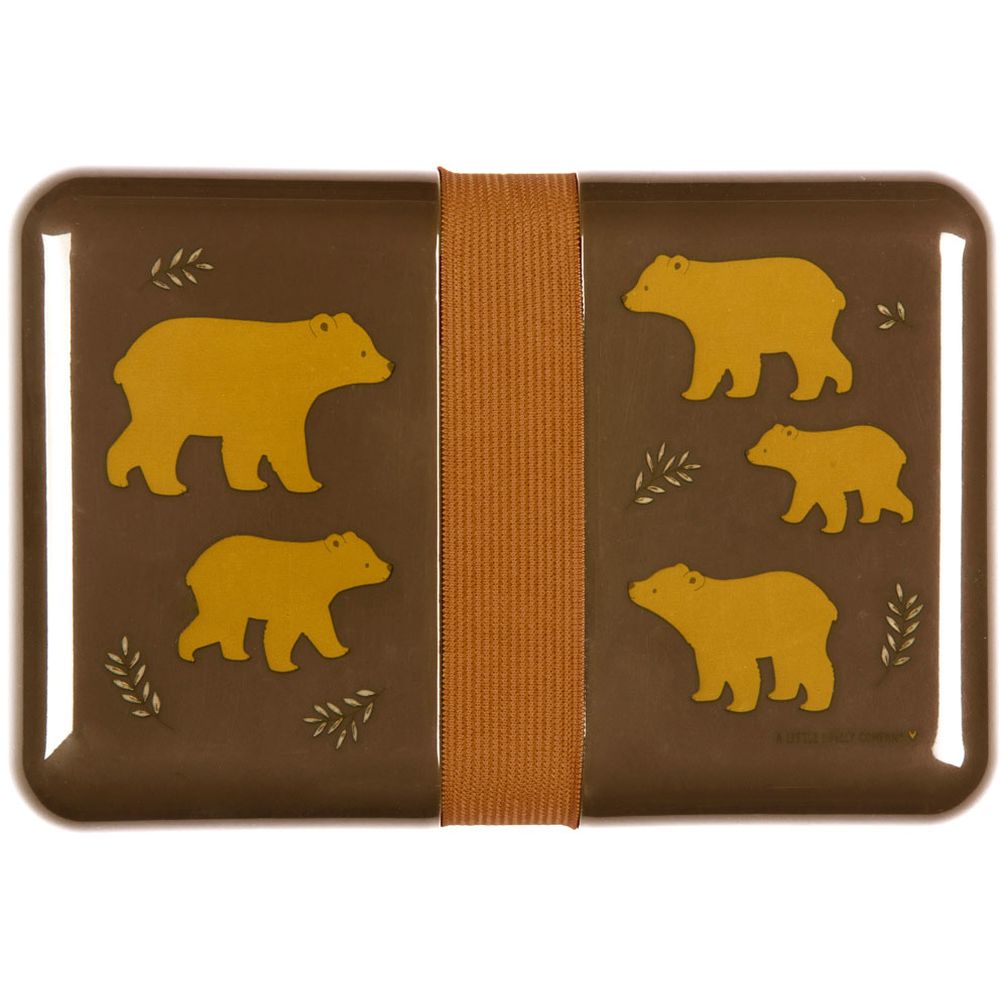 A Little Lovely Company - 1 Compartment Lunch Box - Bears