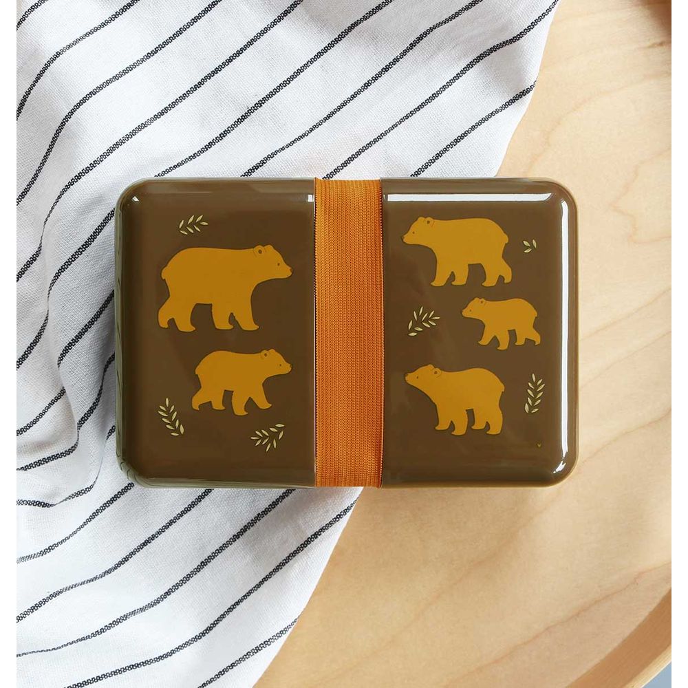 A Little Lovely Company - 1 Compartment Lunch Box - Bears