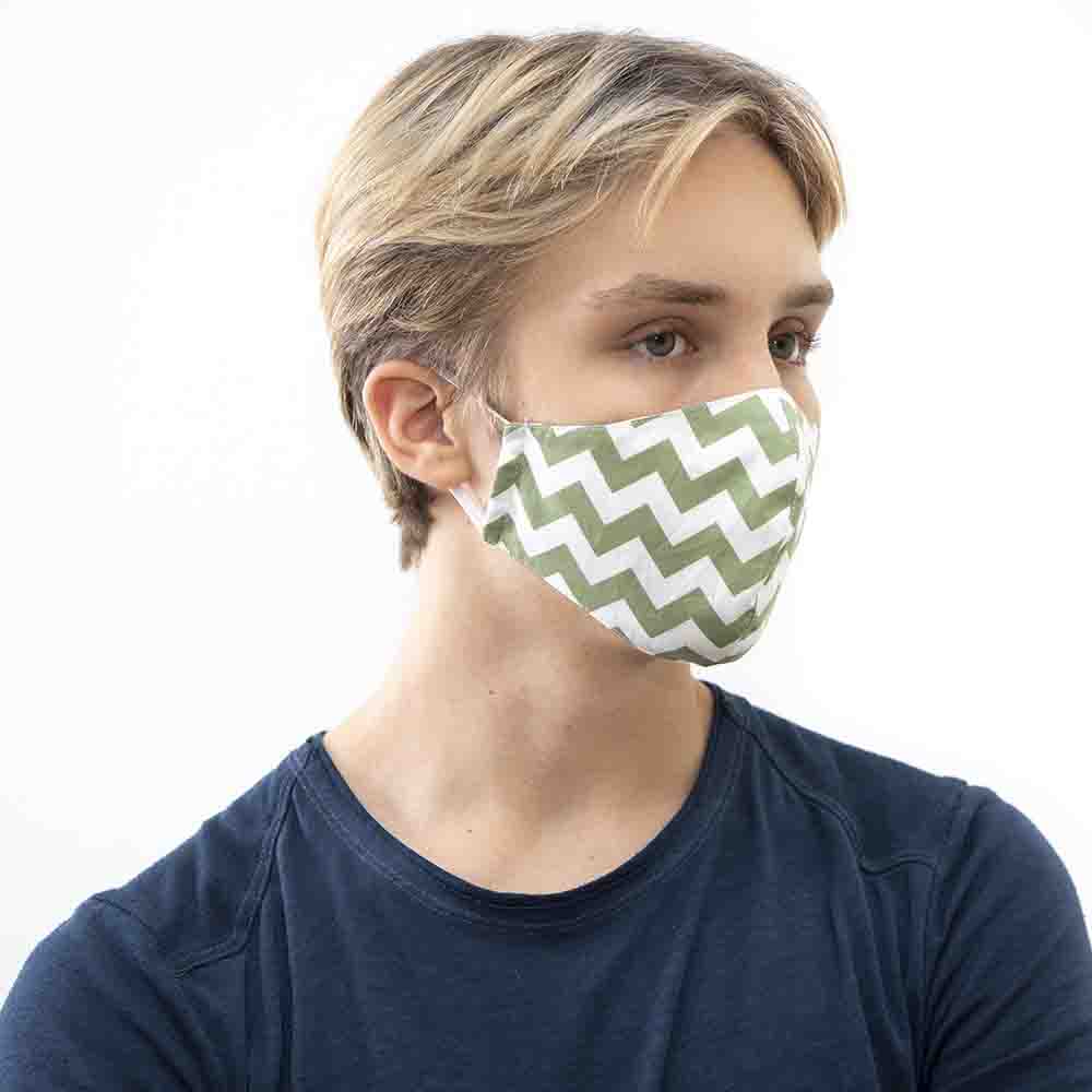 Coochy Coo - Fabric Mask For Kids - Green