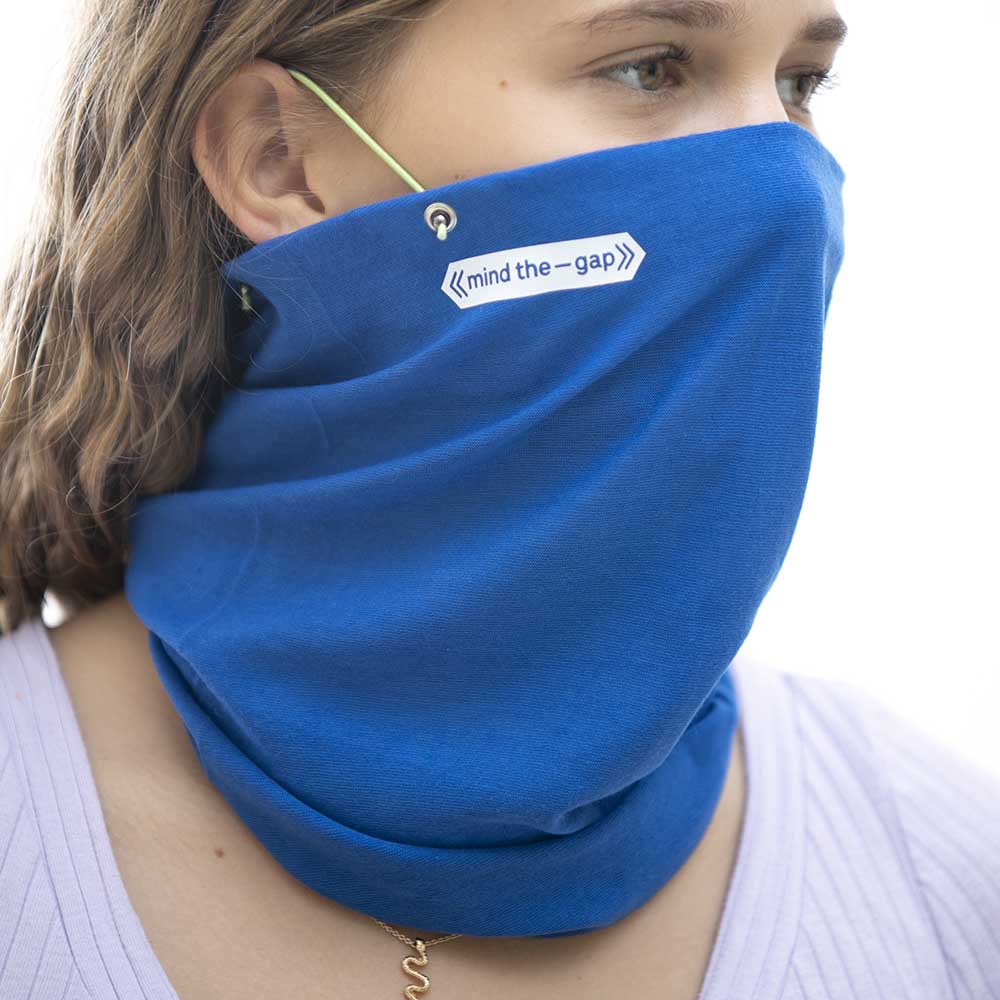Coochy Coo - Fashion Mask - Clever Community - Blue