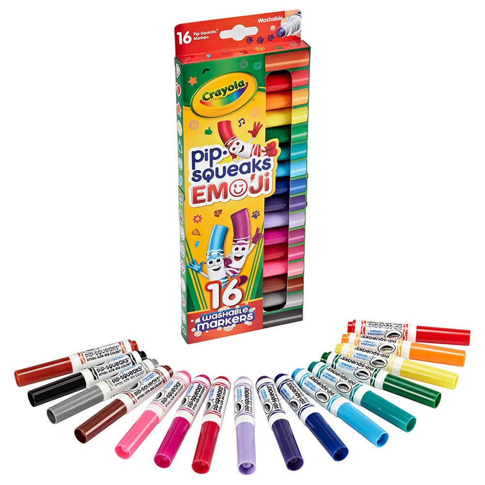 Crayola - Pip Squeaks Marker Stamps - 16 Pcs