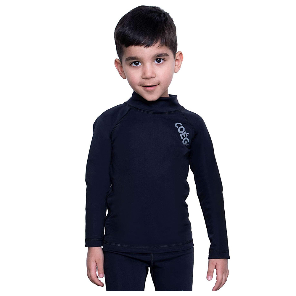 Coega Sunwear K Unisex Rash Guard Basic - Black