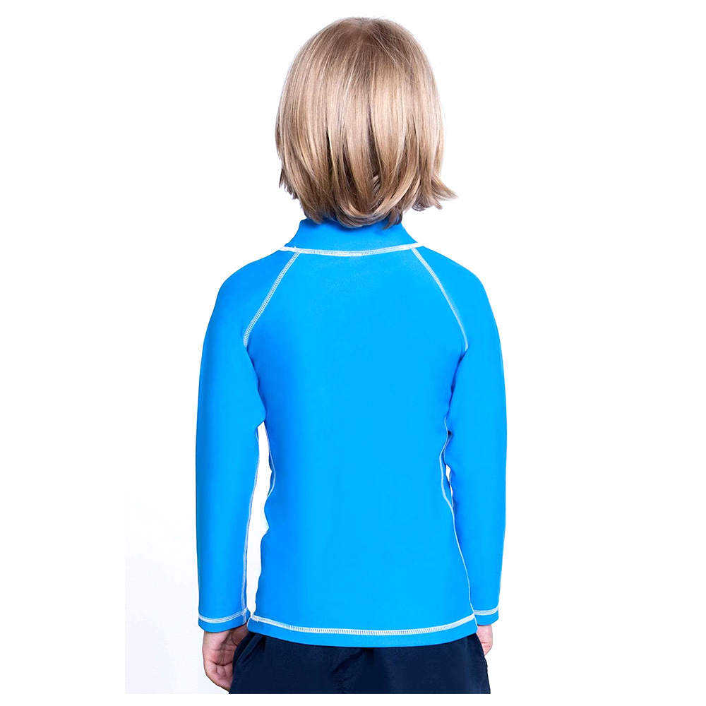 Coega Sunwear K Boys Rash Guard, Basic - Blue