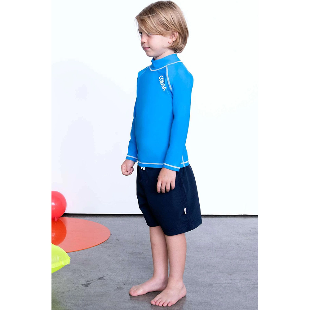 Coega Sunwear K Boys Rash Guard, Basic - Blue