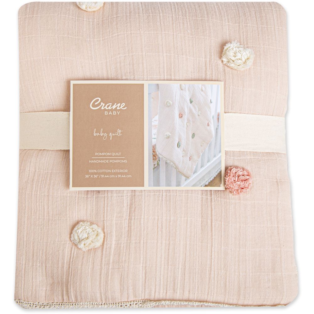 Crane Baby - Parker Pom Pom Blanket