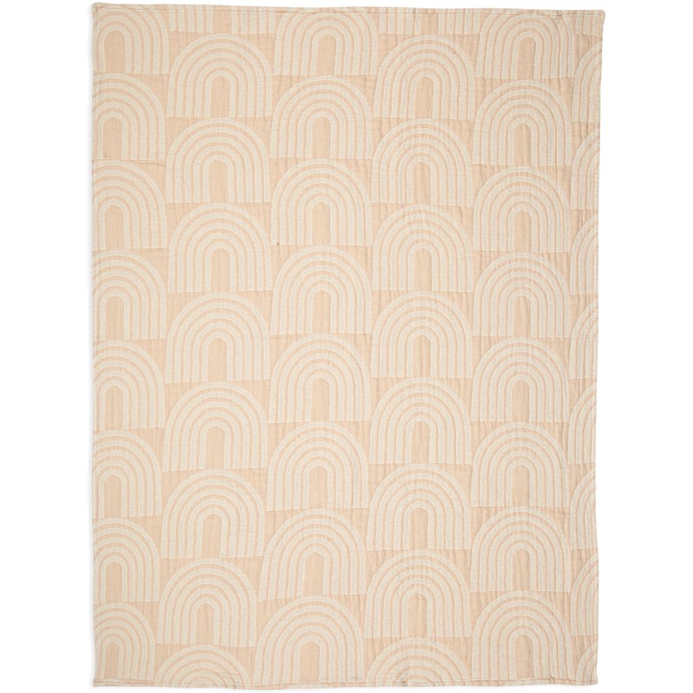 Crane Baby - Jacquard Blanket Rainbow