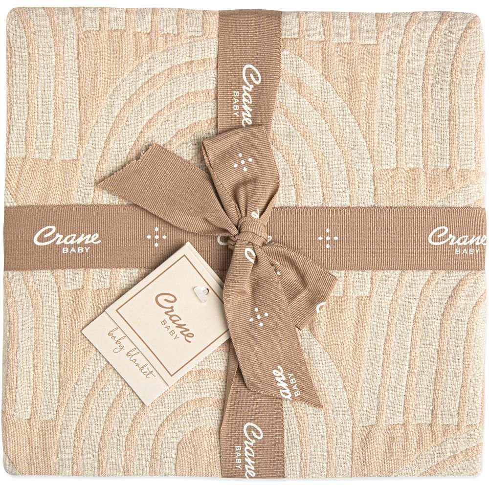 Crane Baby - Jacquard Blanket Rainbow