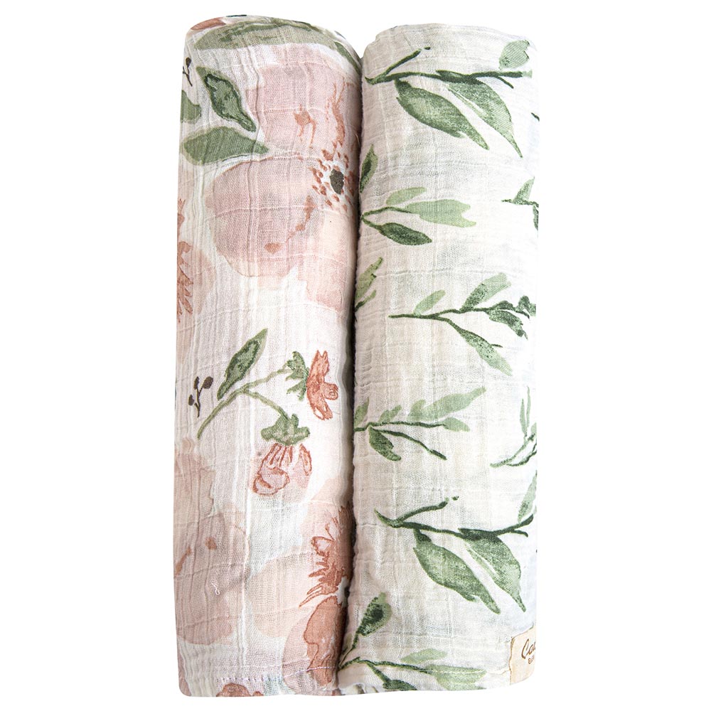 Crane Baby - Parker Swaddle Wraps - Pack of 2