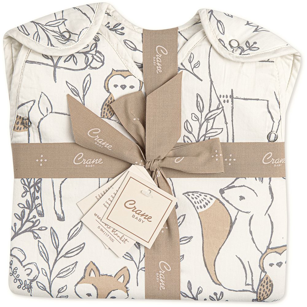 Crane Baby - Ezra Wearable Blanket - Cotton Sateen Ezra Print