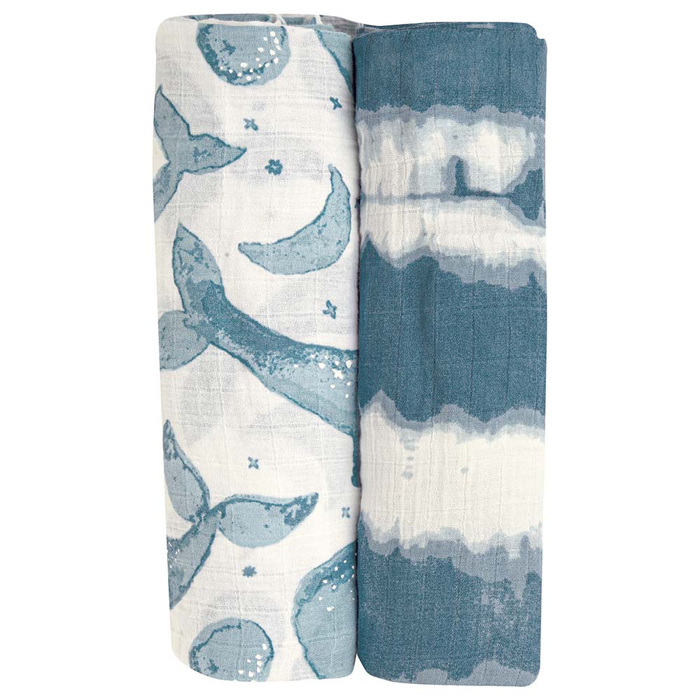 Crane Baby - Caspian Swaddle Wraps - Pack of 2