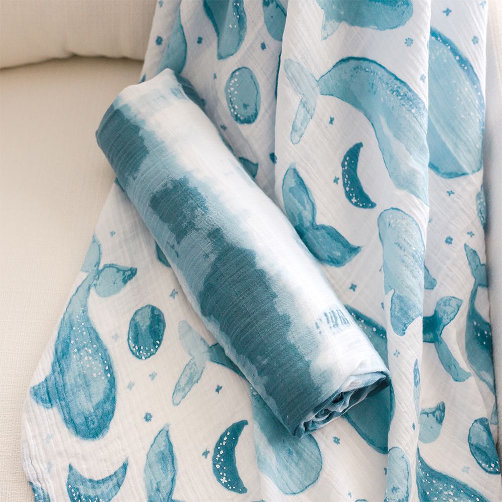 Crane Baby - Caspian Swaddle Wraps - Pack of 2