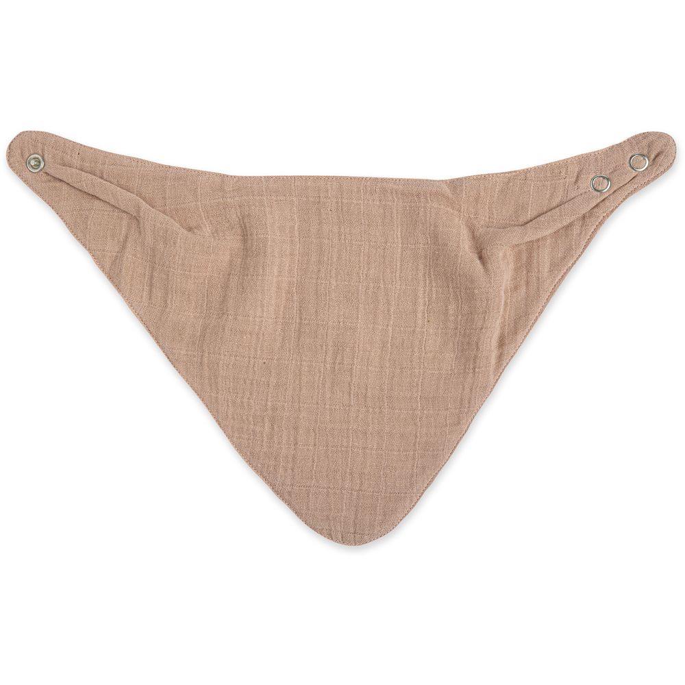 Crane Baby Muslin Bib Set - Rose - Pack of 3