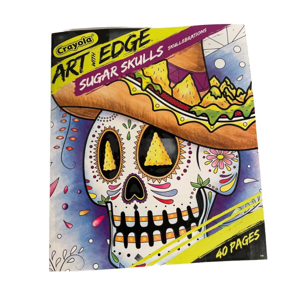 Buy Crayola Art With Edge Sugar Skulls Coloring Book Volume in