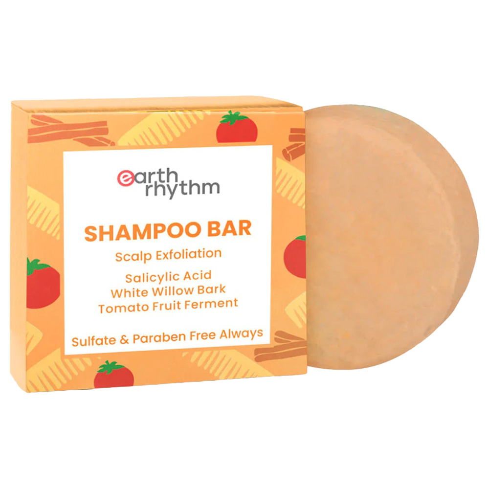 Earth Rhythm Shampoo Bar Salicylic Acid Willow Bark & Tomato 80g