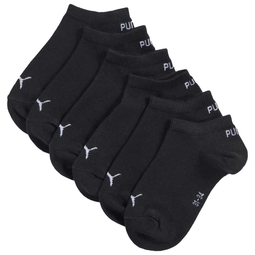 Buy Puma Kids Plain Sneaker Socks Black Pack of in UAE