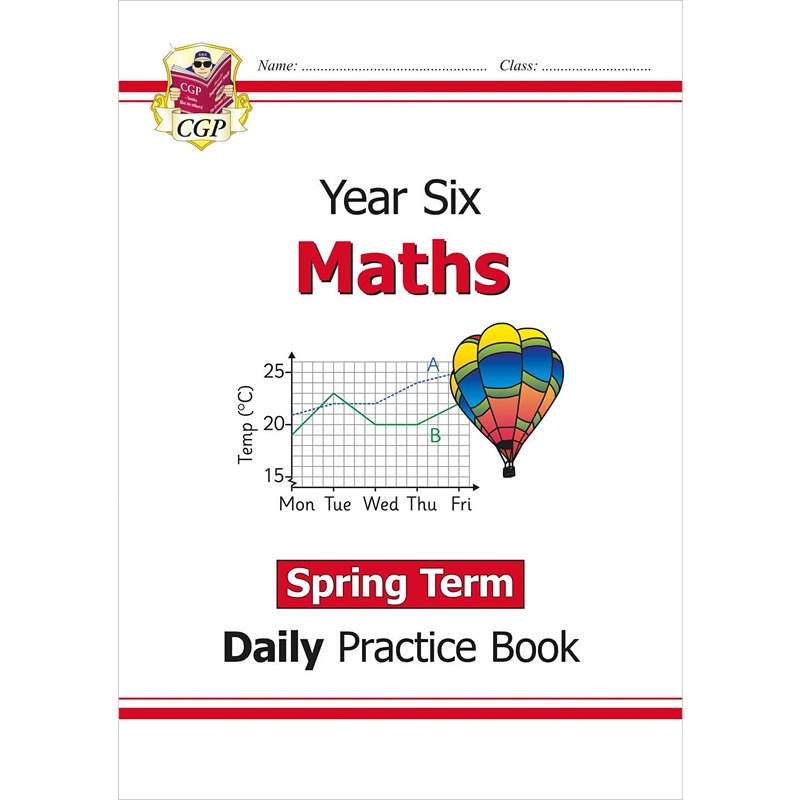 Buy KS2 Maths Daily Practice Book: Year 6 - Spring Term in UAE | Mumzworld