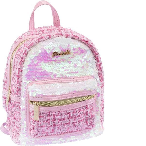 Pink Zaino Girabrilla Unicorno Buy Girabrilla New Tweed Backpack