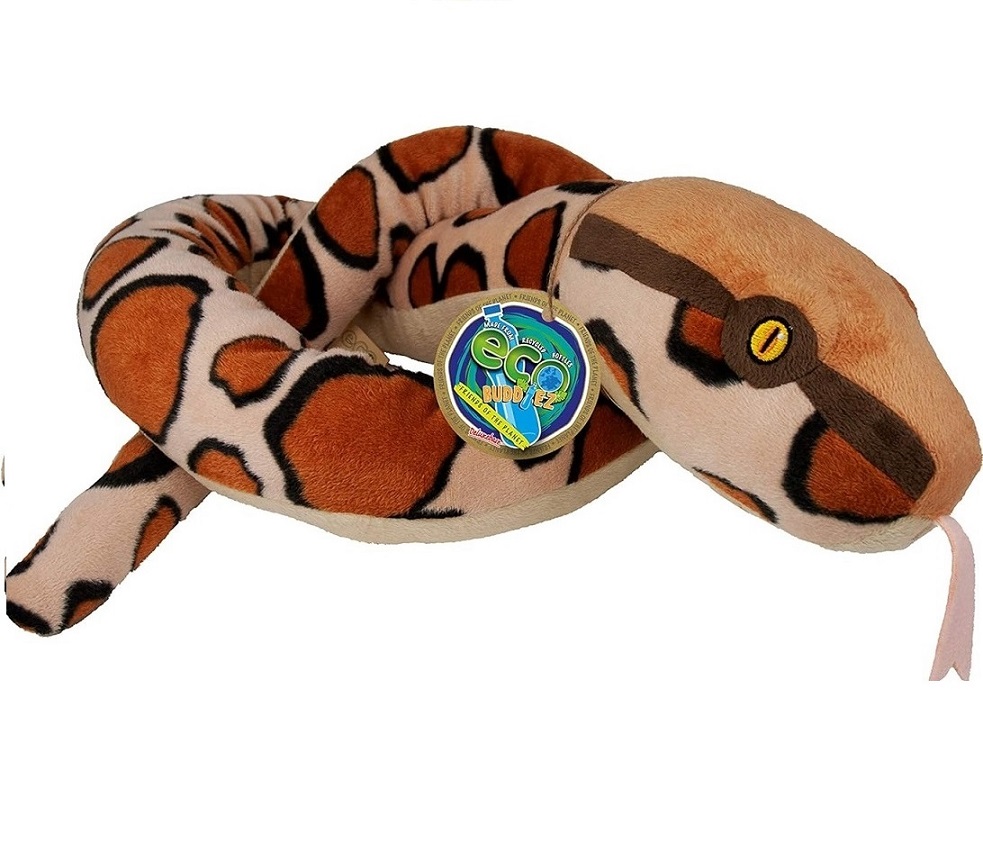 Deluxe Base - EcoBuddiez Burmese Python Plush Toy - 140 cm