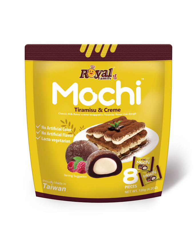 Royal Family - Mochi Tiramisu And Creame - Pack of 8