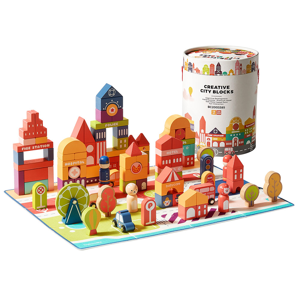 Buy Babycare Creative City Building Blocks 120 Pcs in KSA