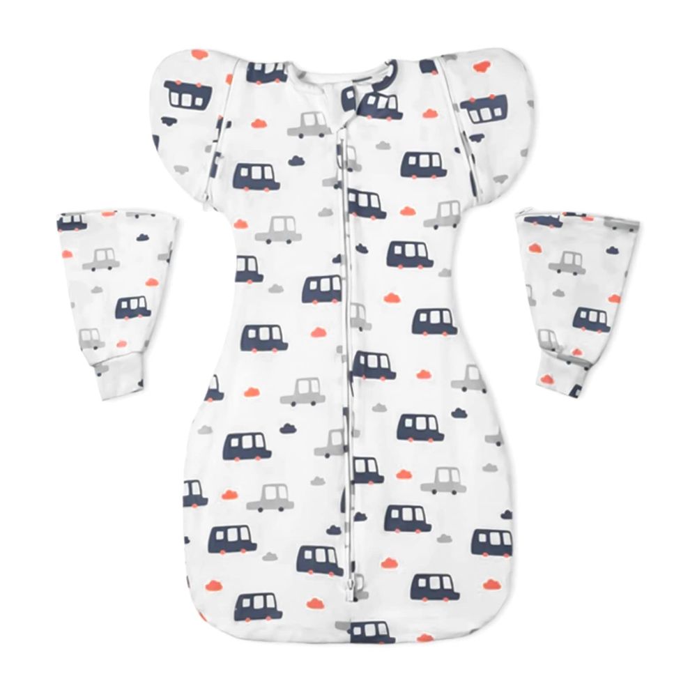 Babycare Swaddle Sack With Arms Up Blue Small