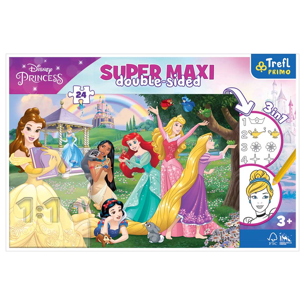 Buy Disney Princess - Happy Princesses Super Maxi Puzzle - 24pcs in UAE ...