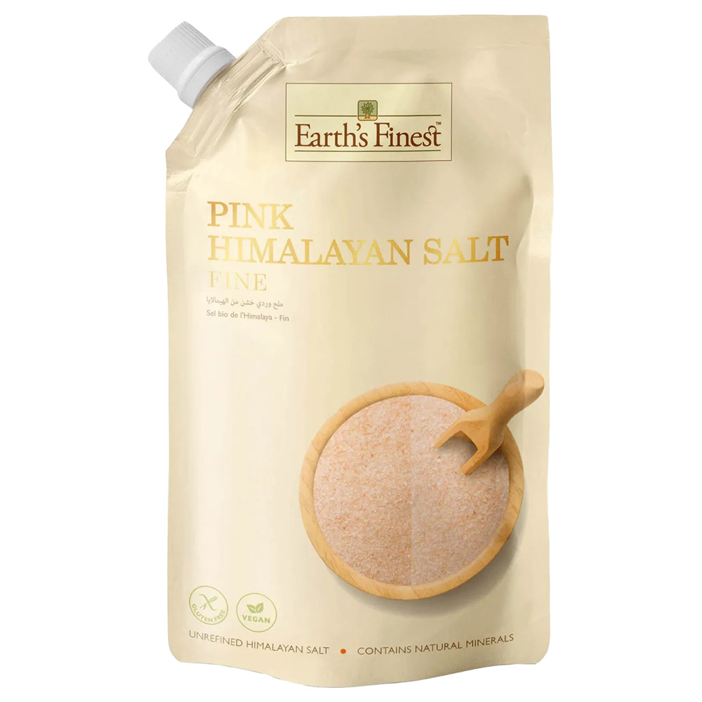 Buy Earth's Finest - Pink Himalaya Salt - Fine - 500g in UAE | Mumzworld