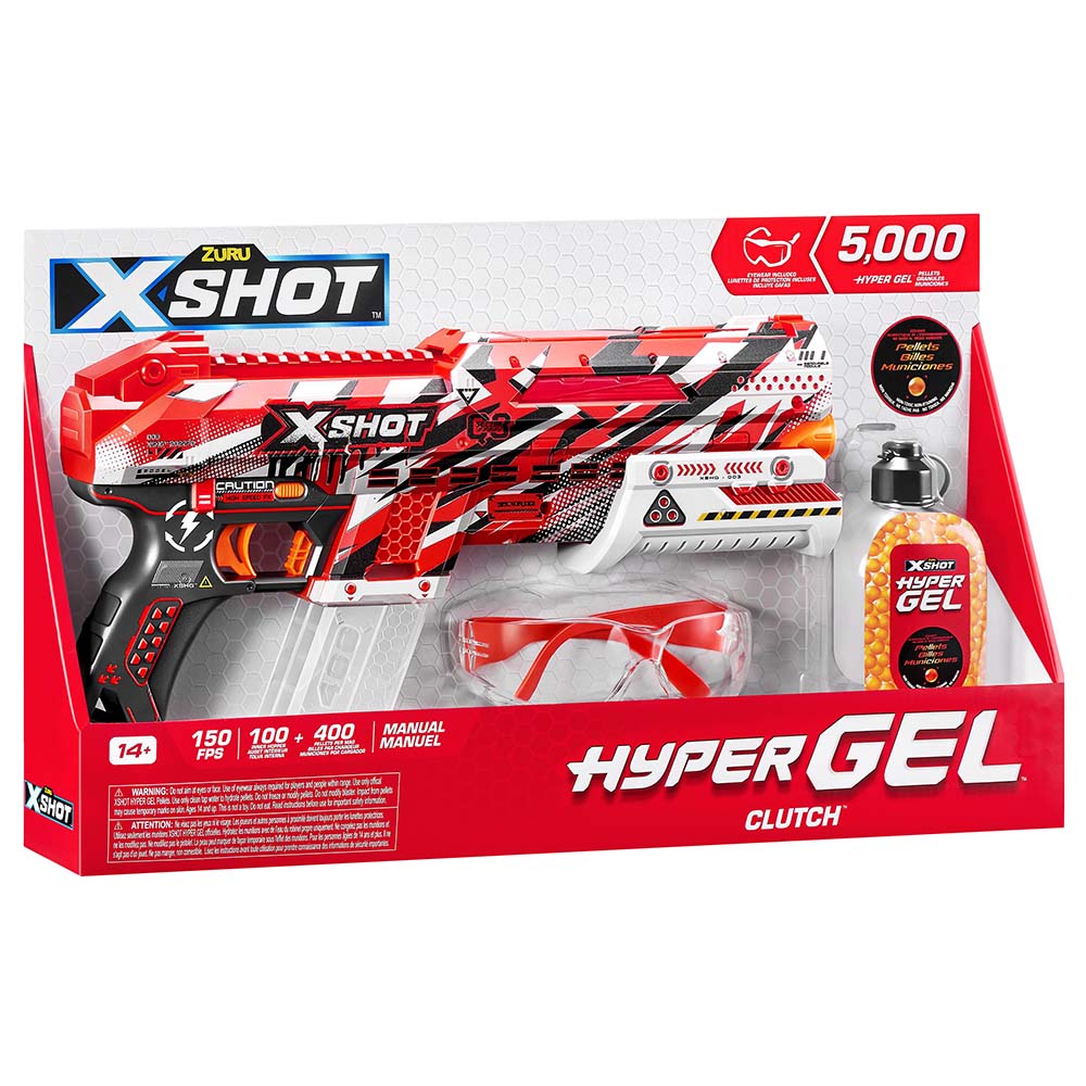 X-Shot - Hyper Gel Blaster w/ 5000 Gellets - Small - Orange