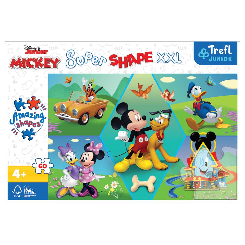 Buy Mickey Mouse - It's Always Fun With Mickey Puzzle - XXL - 60pcs in ...