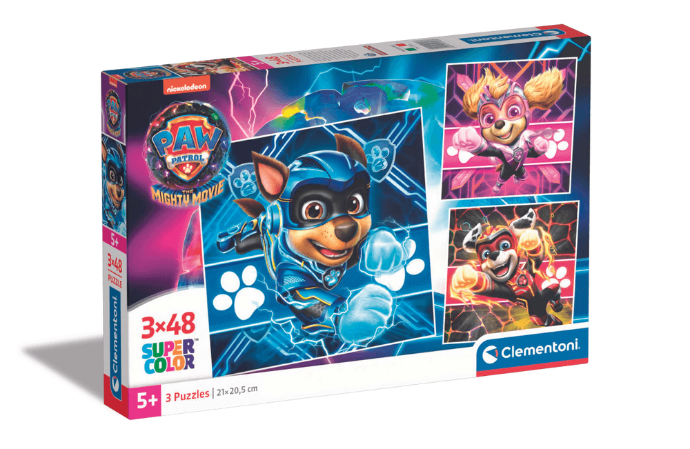 Buy Clementoni - Paw Patrol The Mighty Movie Jigsaw Puzzle Set - 48 Pcs ...