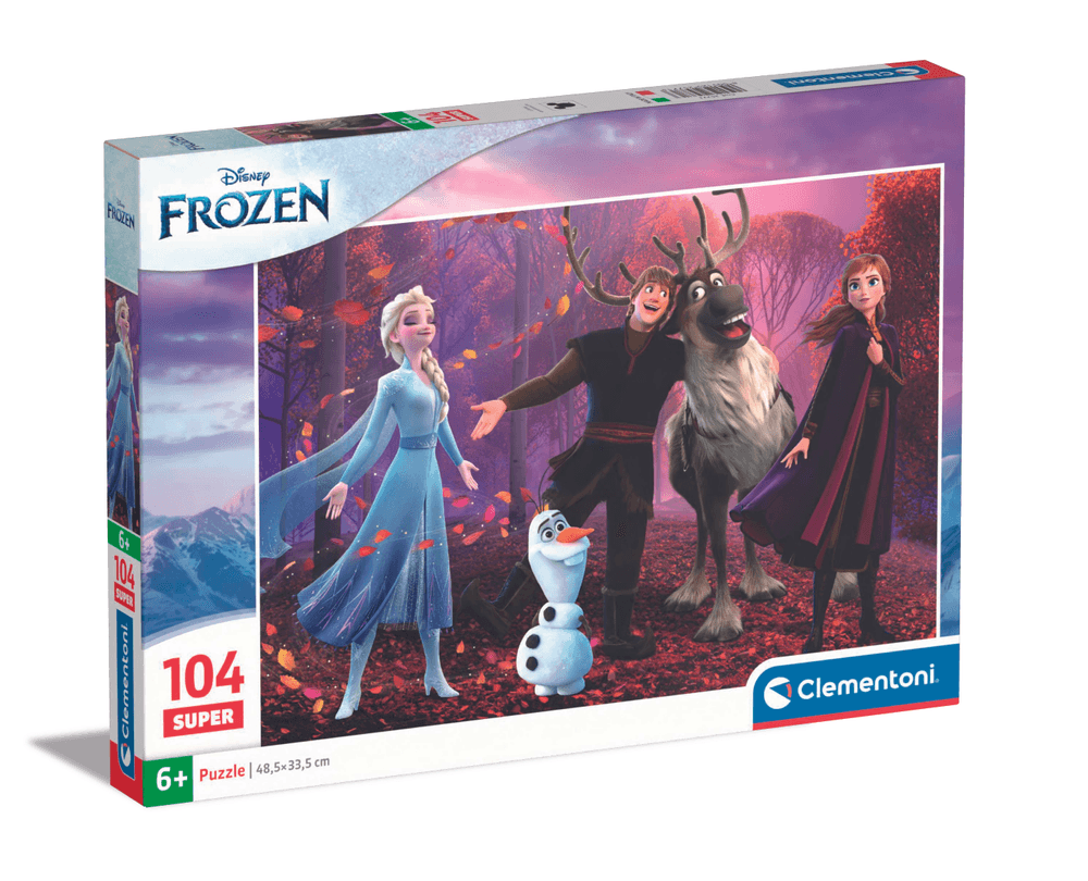 Buy Clementoni - Disney Frozen Sing Super Color Jigsaw Puzzle - 104 Pcs ...