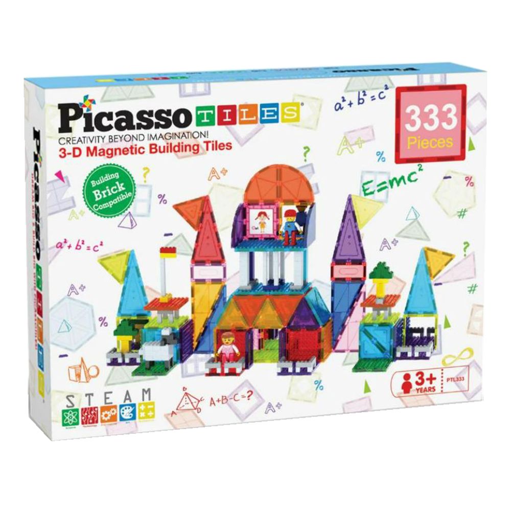 Buy Picasso Tiles - Magnetic Building Bricks And Tiles - 333 Pcs in UAE ...