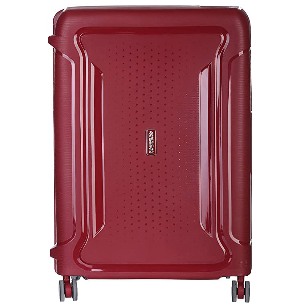 Buy American Tourister Tribus Spinner Hard Check In Luggage Bag 78cm Red at The Affordable Price Mumzworld