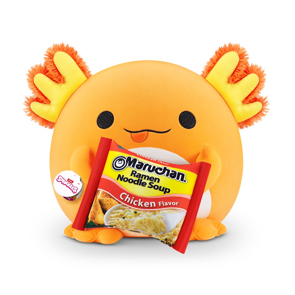 Buy ZURU - Snackles Super Soft Plush Toy - Albie Axolotl with Maruchan ...