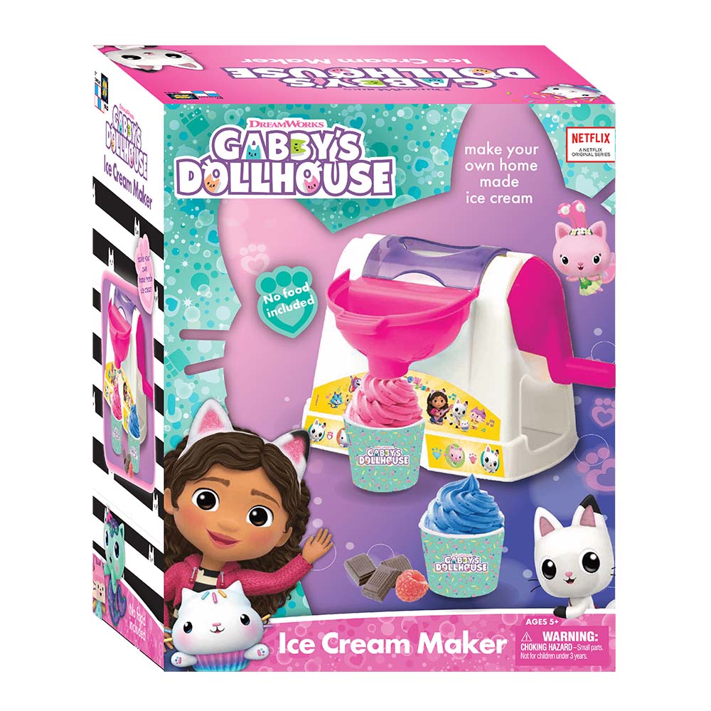 Gabby's Dollhouse Ice Cream Maker w/ 2 Paper Cups