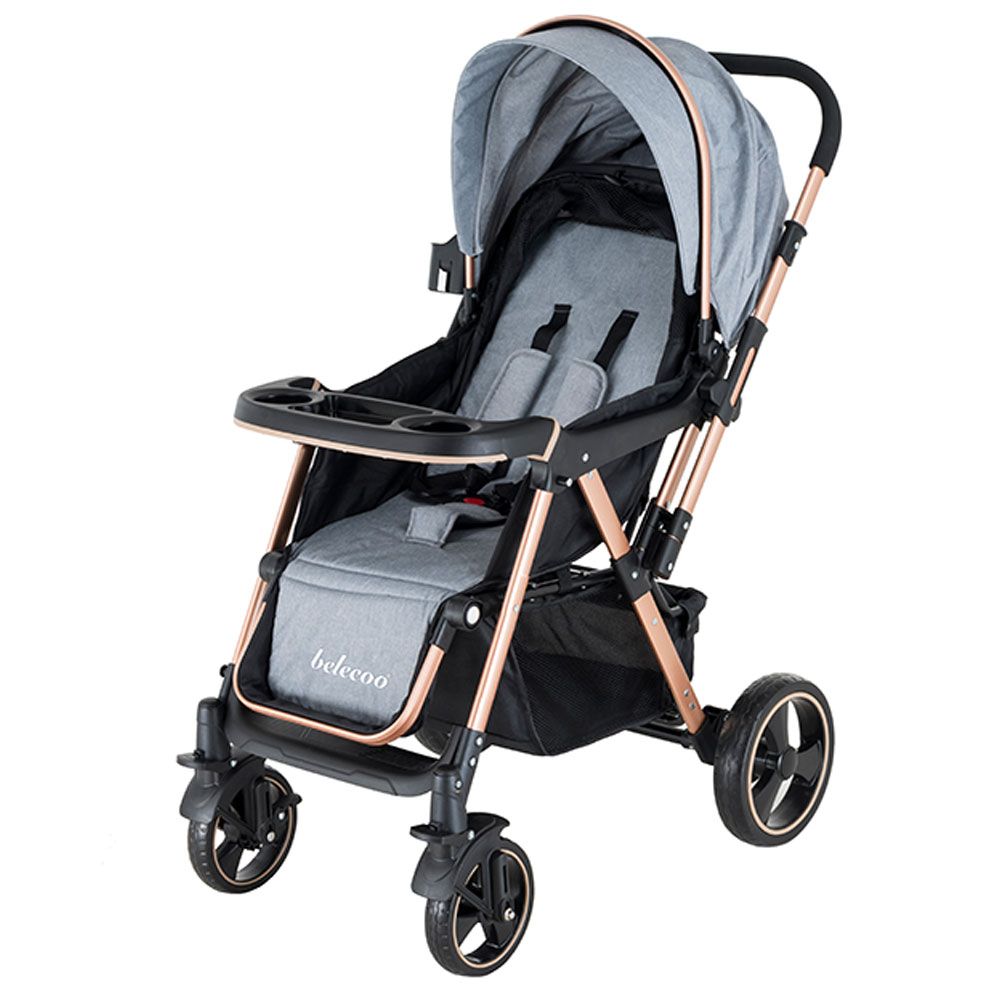 Belecoo 3 City Stroller Grey Buy at Best Price from Mumzworld