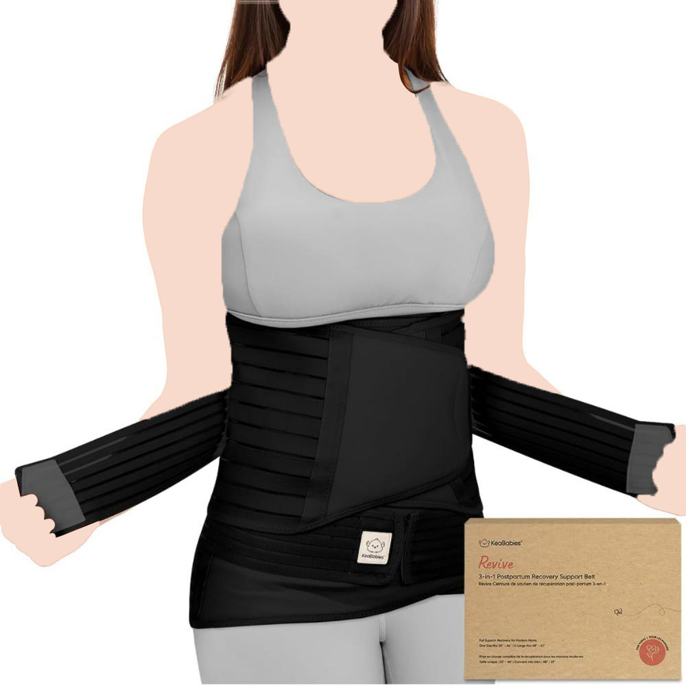 Buy Keababies 3-In-1 Revive Postpartum Belt Midnight Black in