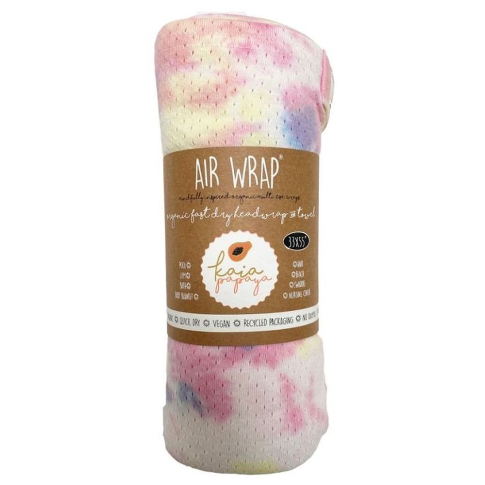 Woombie Air Wrap Organic Blanket Pastel
