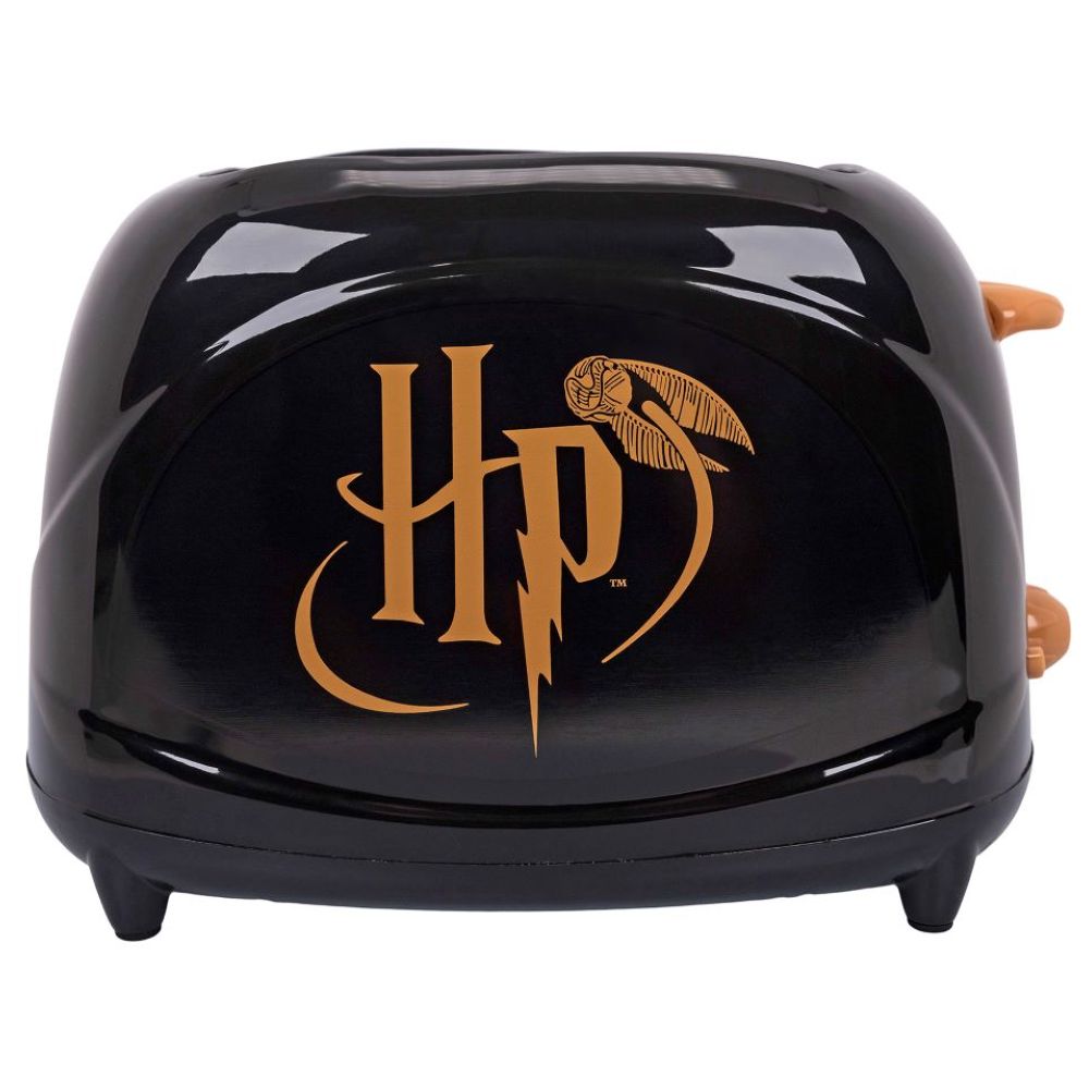 Uncanny Brands Harry Potter Icon Elite 2 Slice Toaster Black