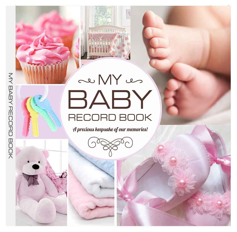My baby record online book pink
