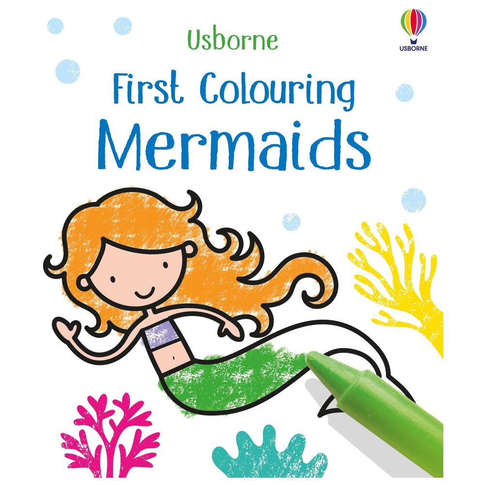 Buy Usborne Books First Colouring Mermaids in UAE Mumzworld