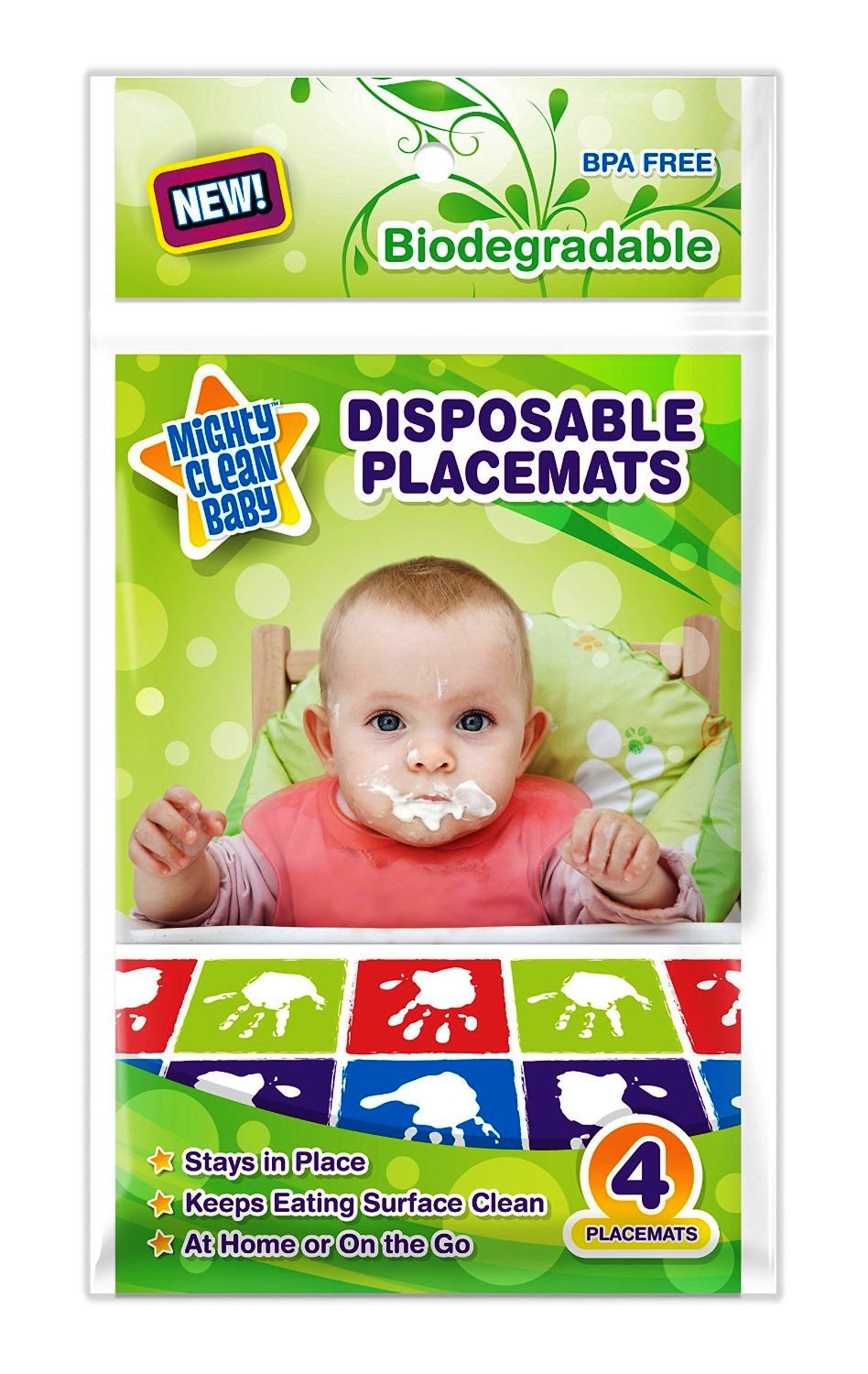 Mighty Clean Baby Disposable Placemats (24 Count) Buy at Best Price from Mumzworld