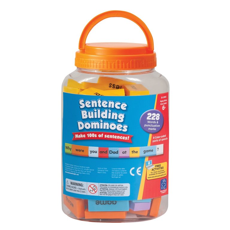 Brand New Educational Insights Sentence Building Dominoes - Educational